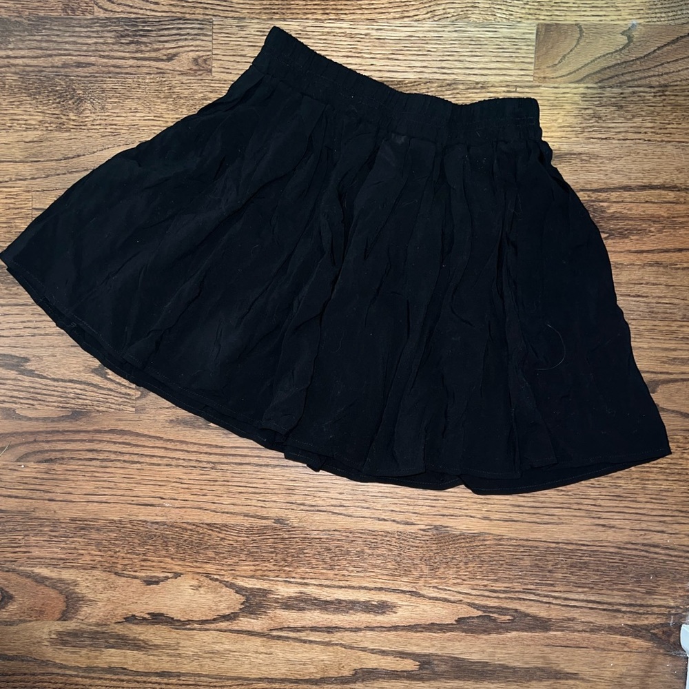 O/s Brandy Melville black knit skirt